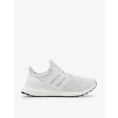 Shop Adidas Originals Mens White Ultraboost 4.0 Mid-top Knitted Trainers 5
