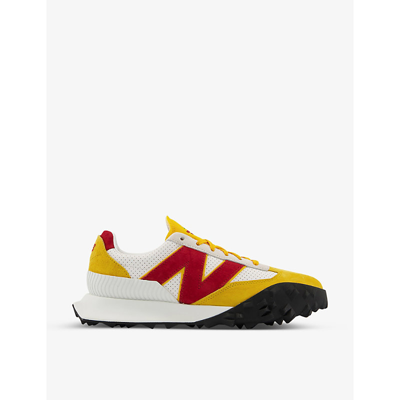 Shop New Balance Mens Casablanca White Red X Casablanca Xc-72 Leather And Suede Trainers 11