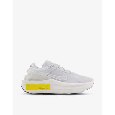 Shop Nike Fontanka Edge Low-top Woven Trainers In Iris White Yellow