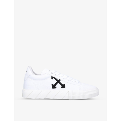 Off-White c/o Virgil Abloh Vulc Low-top Canvas Trainers in White