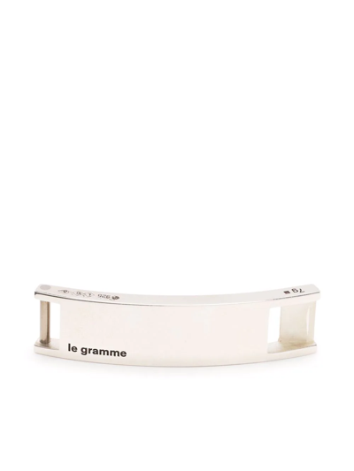Shop Le Gramme Assemblage Bracelet Exchange Tp In Silver