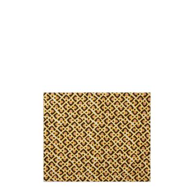 La Doublej Set Of 2 Geometric-print Table Mats In Puzzle Rosa