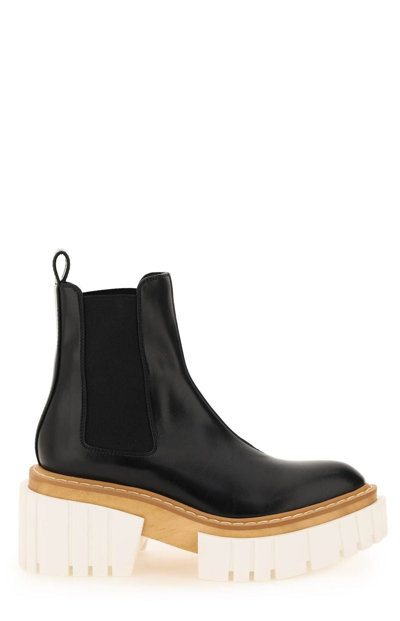 Shop Stella Mccartney Emilie Pointed Toe Boots In Black