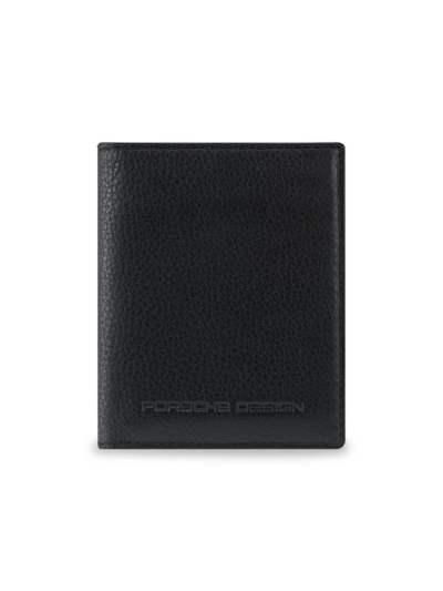Shop Porsche Design Men's Business Leather Billfold Wallet In Black