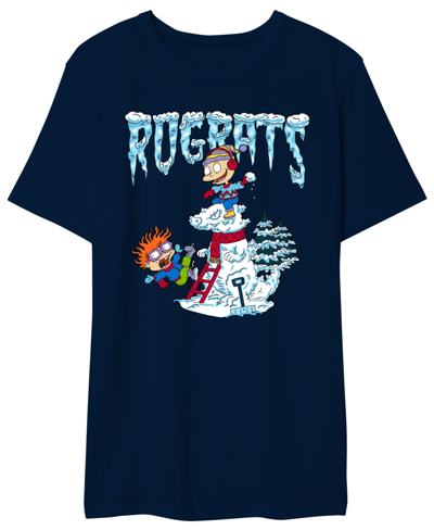 Shop Hybrid Rugrats Snowball Fight Men's Graphic T-shirt In Rugrats Snowball Fight Mens Graphic T-sh