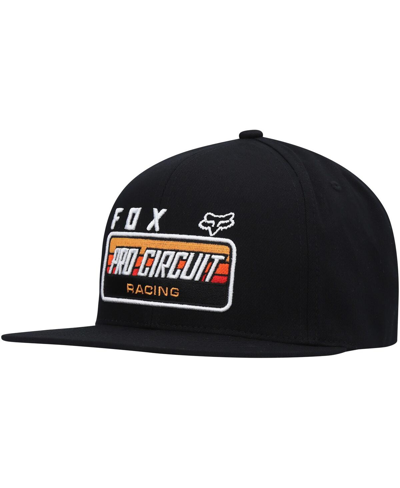 Shop Fox Men's Black Pro Circuit Racing Snapback Hat