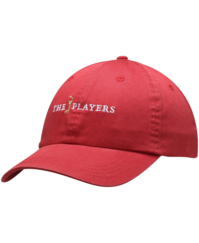 Shop Ahead Men's Red The Players Newport Washed Adjustable Hat