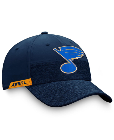 Shop Fanatics Men's Blue St. Louis Blues Authentic Pro Locker Room 2-tone Flex Hat