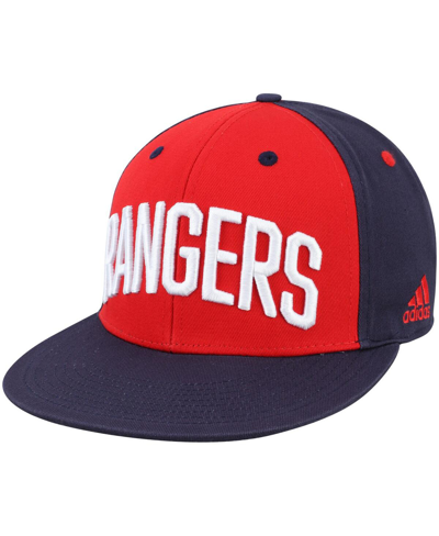 Adidas Originals Men's Red And Navy New York Rangers Sport Large Team  Snapback Hat In Red/navy | ModeSens