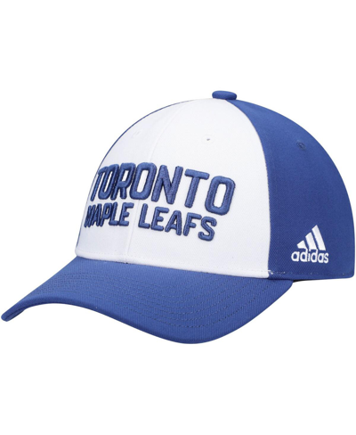 Shop Adidas Originals Men's White Toronto Maple Leafs Locker Room Adjustable Hat