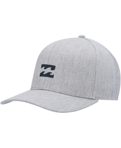 Shop Billabong Men's Gray Logo All Day Snapback Hat