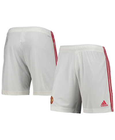 Shop Adidas Originals Men's White Manchester United Home Replica Aeroready Shorts