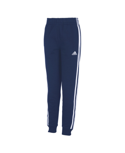Shop Adidas Originals Toddler And Little Boys Iconic Tricot Jogger In Collegiate Navy