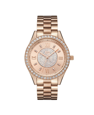 Shop Jbw Women's Mondrian Diamond (1/6 Ct.t.w.) 18k Rose Gold Plated Stainless Steel Watch