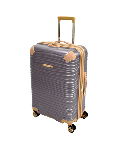 Shop London Fog Closeout!  Chelsea 25" Hardside Spinner Suitcase In Lilac