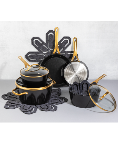 Shop Brooklyn Steel Co. 12-pc. Orbit Cookware Set In Black