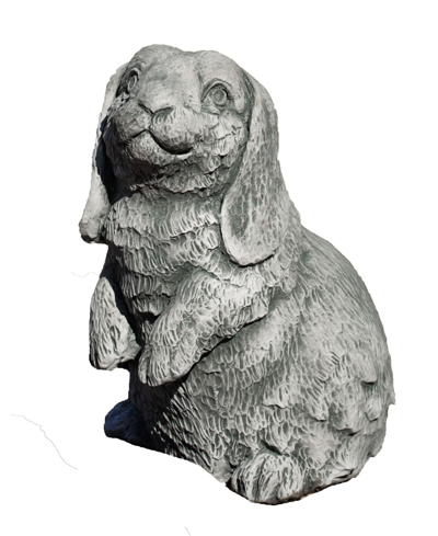 Shop Campania International Lop Garden Statue In Gray