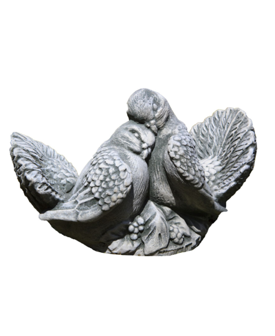 Shop Campania International Dove Small Pair Garden Statue In Ivory
