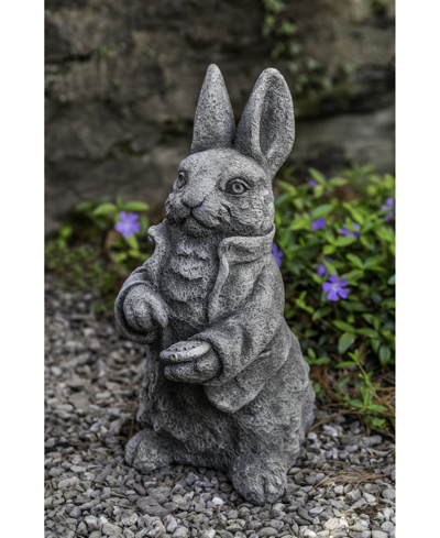 Shop Campania International Rabbit Esq Statuary In Dark Gray