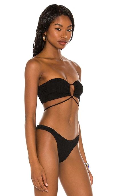 Shop Bond Eye Margarita Bandeau Bikini Top In Black