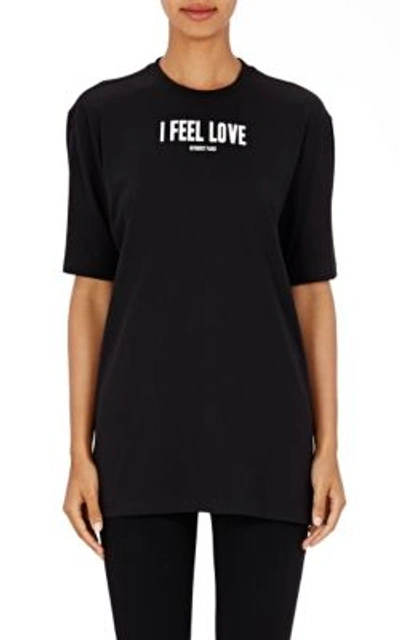 Givenchy I Feel Love Cotton-jersey T-shirt In Black