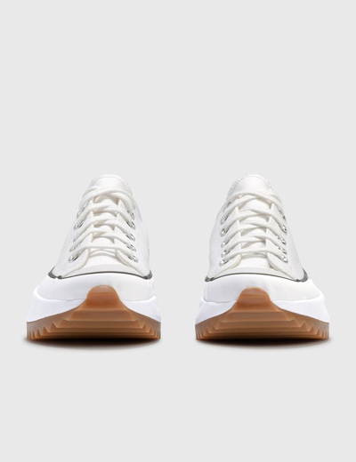 Converse White Run Star Hike Platform Sneakers In White
