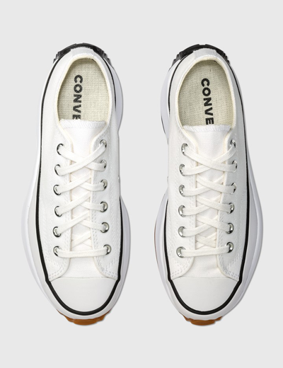 Converse White Run Star Hike Platform Sneakers In White