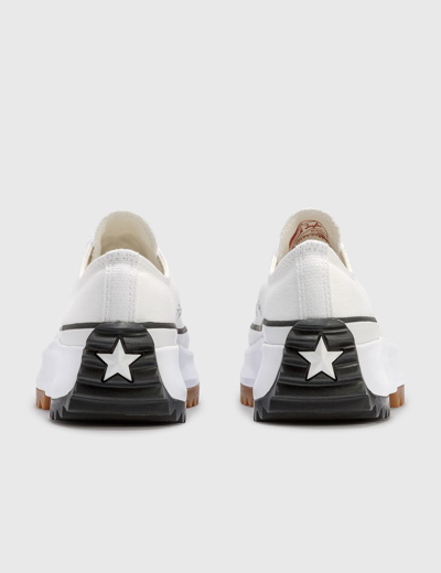 Converse White Run Star Hike Platform Sneakers In White