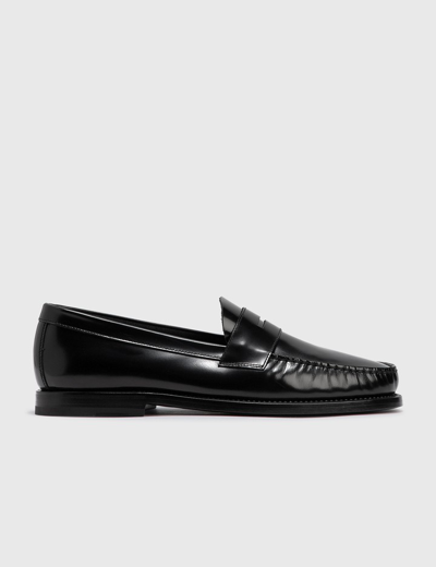 Shop Fear Of God Penny Loafer In Black