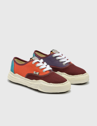 Shop Miharayasuhiro Baker Overdyed Low Top Sneakers In Orange