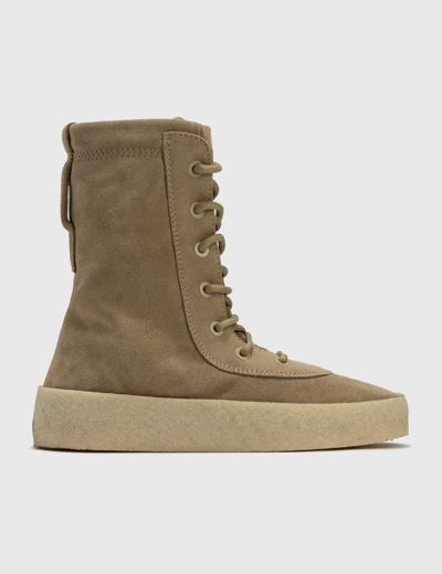 Shop Yeezy Season 2 Crepe Boot 'taupe' In Brown