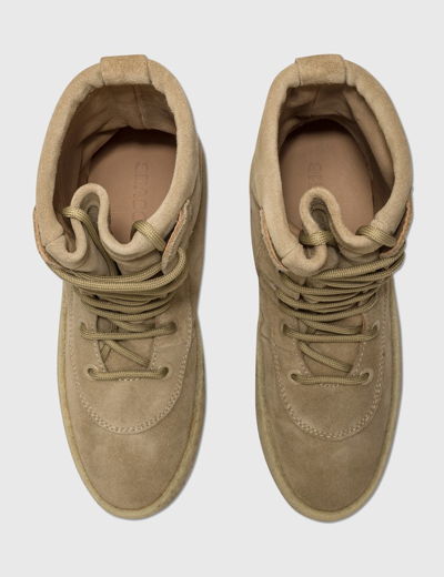 Shop Yeezy Season 2 Crepe Boot 'taupe' In Brown
