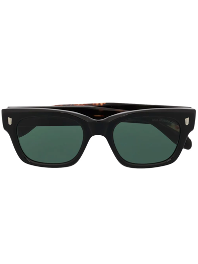 Shop Cutler And Gross Square Frame Sunglasses In Black