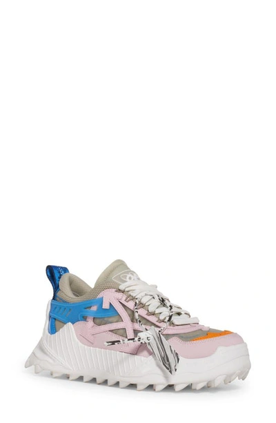Shop Off-white Odsy-1000 Sneaker In Beige/ Pink