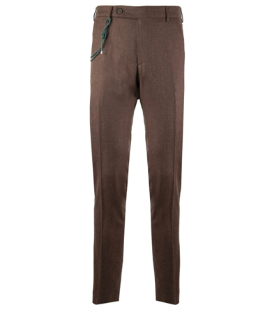 Shop Berwich Morello Rust Trousers In Brown