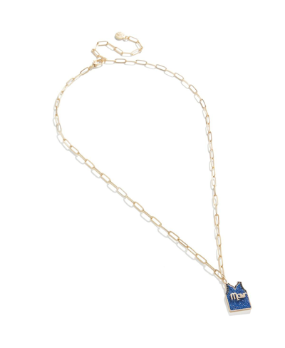 Shop Baublebar Women's Dallas Mavericks Jersey Necklace In Blue