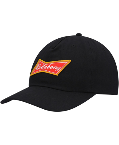 Shop Billabong Men's X Budweiser Black Bow Snapback Hat