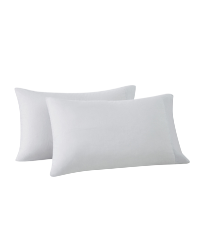Shop Frye Cotton/linen Pillowcase Pair, Standard In Gray