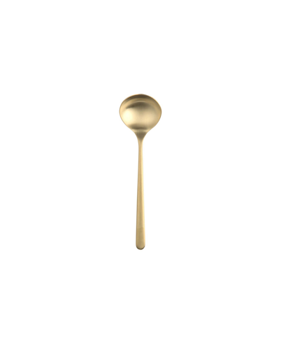 Shop Mepra Linea Ice Oro Gravy Ladle In Gold-tone