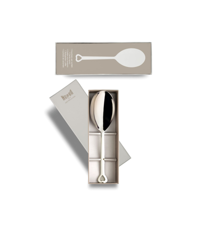 Shop Mepra Evento Vegetable Spoon In Stainless Steel