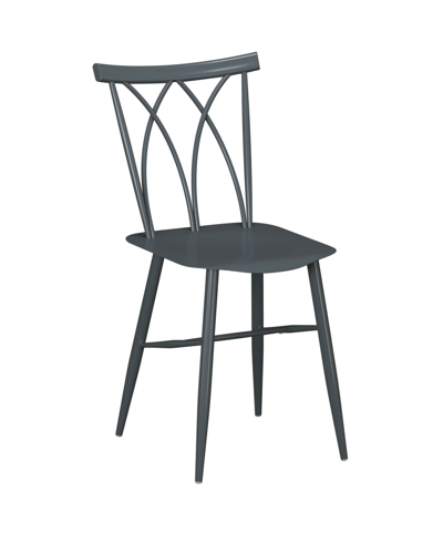 Shop Lifestyle Solutions Lea Chair, Set Of 2 In Gray