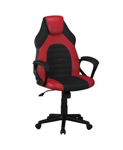 Shop Lifestyle Solutions Oren Gaming Chair In Black And Red