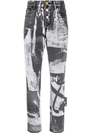 Shop Off-white X Pablo Tomek Grey High-waisted Trousers
