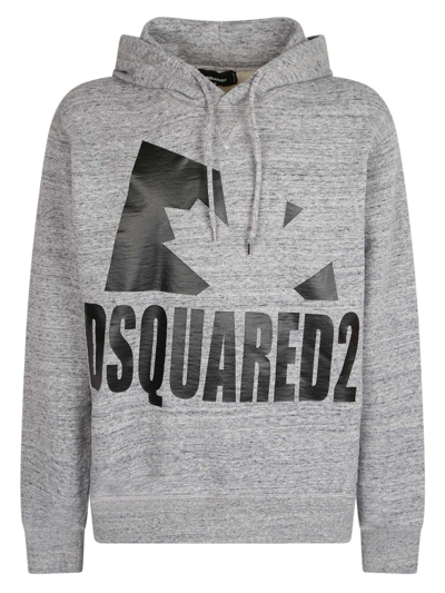 Shop Dsquared2 Cotton Sweatshirt In Grey