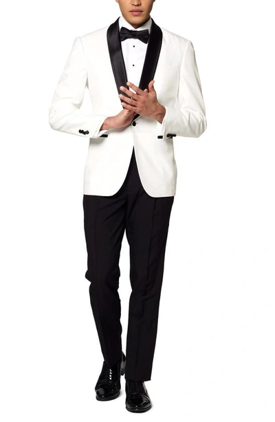 Shop Opposuits Pearly White Two-piece Suit & Bow Tie