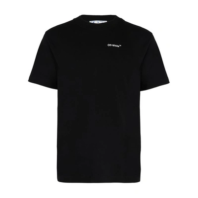 Shop Off-white Caravag Arrow Slim T-shirt In Black White