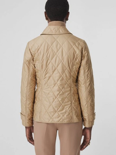 Burberry Quilted Thermoregulated Jacket In New Chino