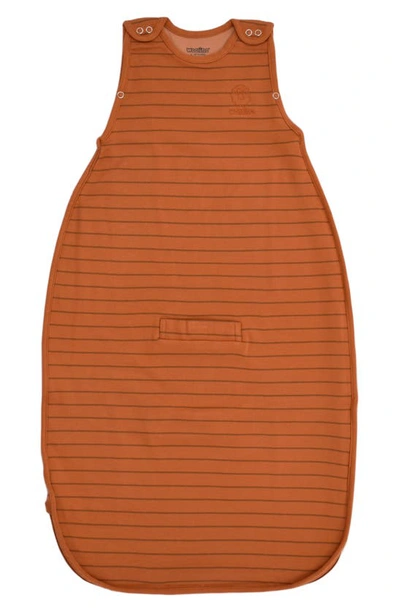 Woolino 4 Season Ultimate Organic Cotton & Merino Wool Wearable Blanket In Rust