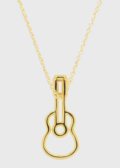 Shop Aliita Ukulele Necklace In 9k Gold In Yg