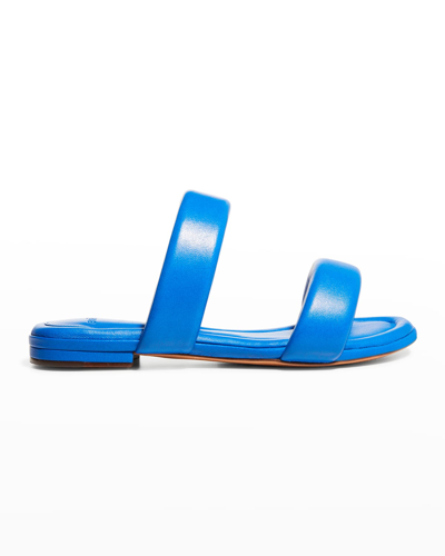 Shop Alexandre Birman Lilla Puffy Dual-band Sandals In Ocean